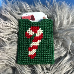 Christmas Gift Card Holder Hand Sewn Plastic Canvas