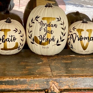 Personalized Pumpkins!