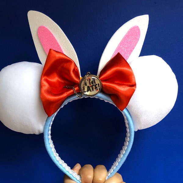 Alice in Wonderland Rabbit inspired Mouse Ears.