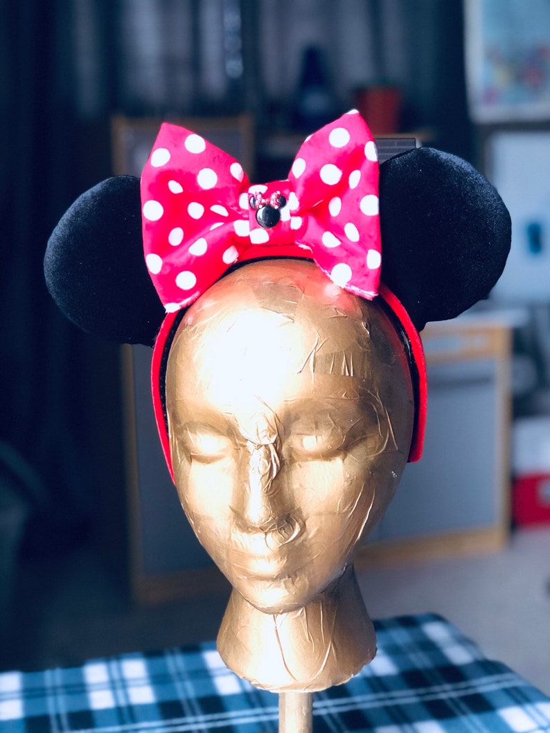 Minnie Mouse Inspired Mouse Ears Etsy