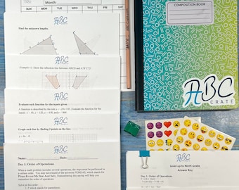 Math Review for Eighth Grade & Level up to Ninth Grade