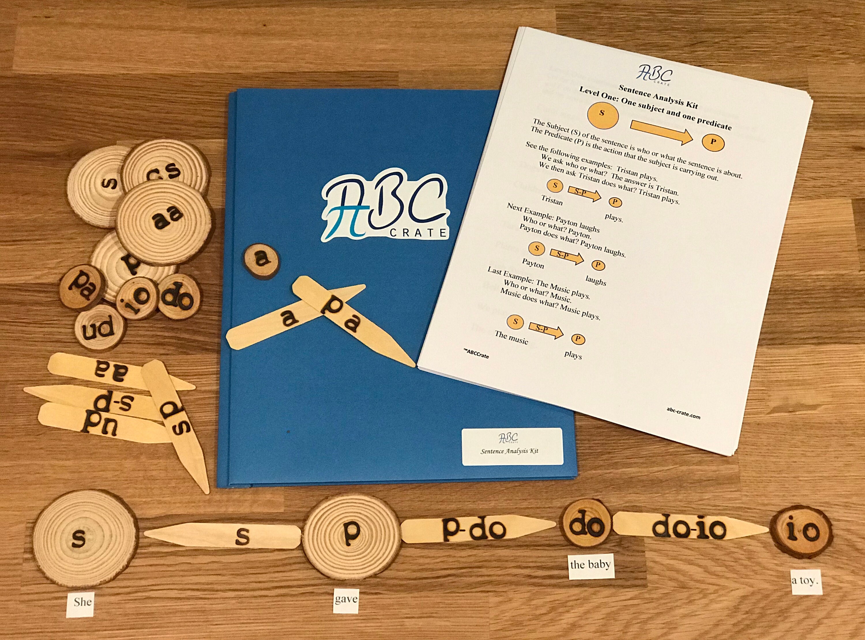 Sentence Analysis Kit - Etsy