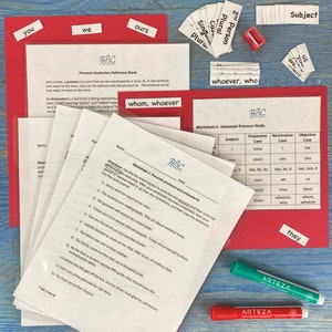 Advanced Grammar Kit 3: Pronoun Study and Cases Kit