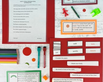 Kit de gramática 2: verbos, adverbios y preposiciones