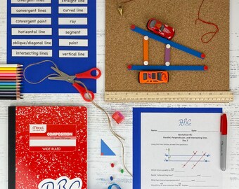 Kit de geometría Todo sobre líneas