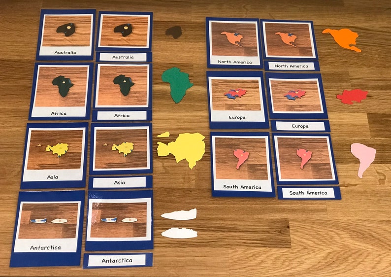 Geography Kit 2: Our Continents and Mapping Skills - Etsy