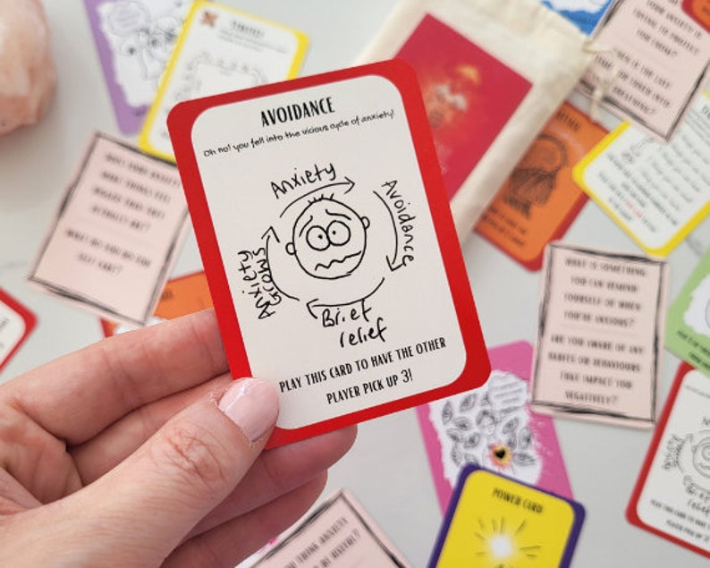 Anxious Minds Card Game, Counselling, Anxiety, Therapy Resource, Teen ...