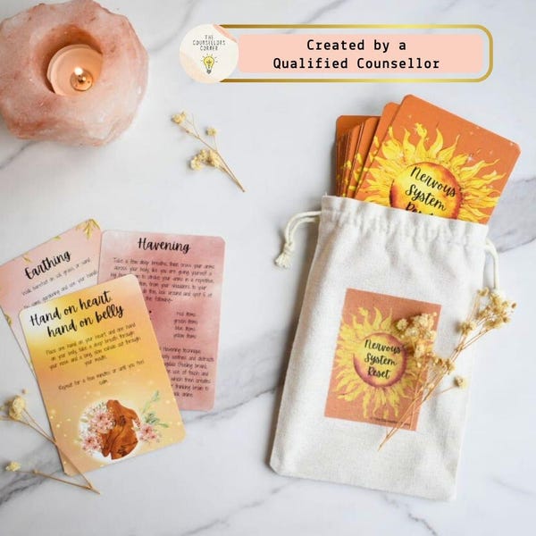 Baraja de cartas para restablecer el sistema nervioso