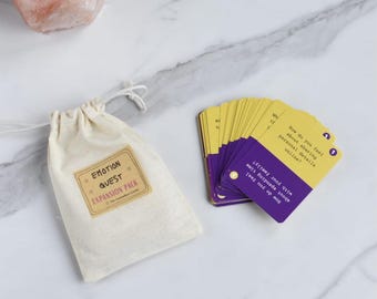 Emotion Quest Expansion Question Card Deck