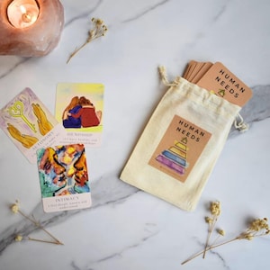 Baraja de cartas sobre necesidades humanas/Cartas terapéuticas/Jerarquía de necesidades de Maslow/Recursos para consejeros/Conciencia de uno mismo/Psicología personal/del desarrollo