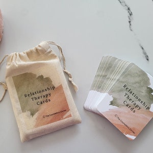 Carte per la terapia di coppia Mazzo di carte per la consulenza Terapia creativa Strumenti di consulenza Carte per la terapia Psicologia Emozioni Sentimenti Relazioni