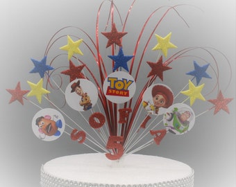 Toy Story Cake Topper Spray Cake Decoration Cake Stars on Wires 1st 2nd 3rd 4th 5th 6th any age any colour any theme stars 015