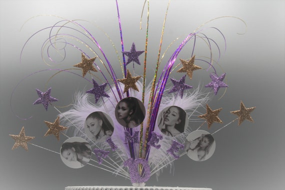 Ariana Grande Cake Topper Spray Cake Decoration Birthday 7th 8th 9th 10th 1...