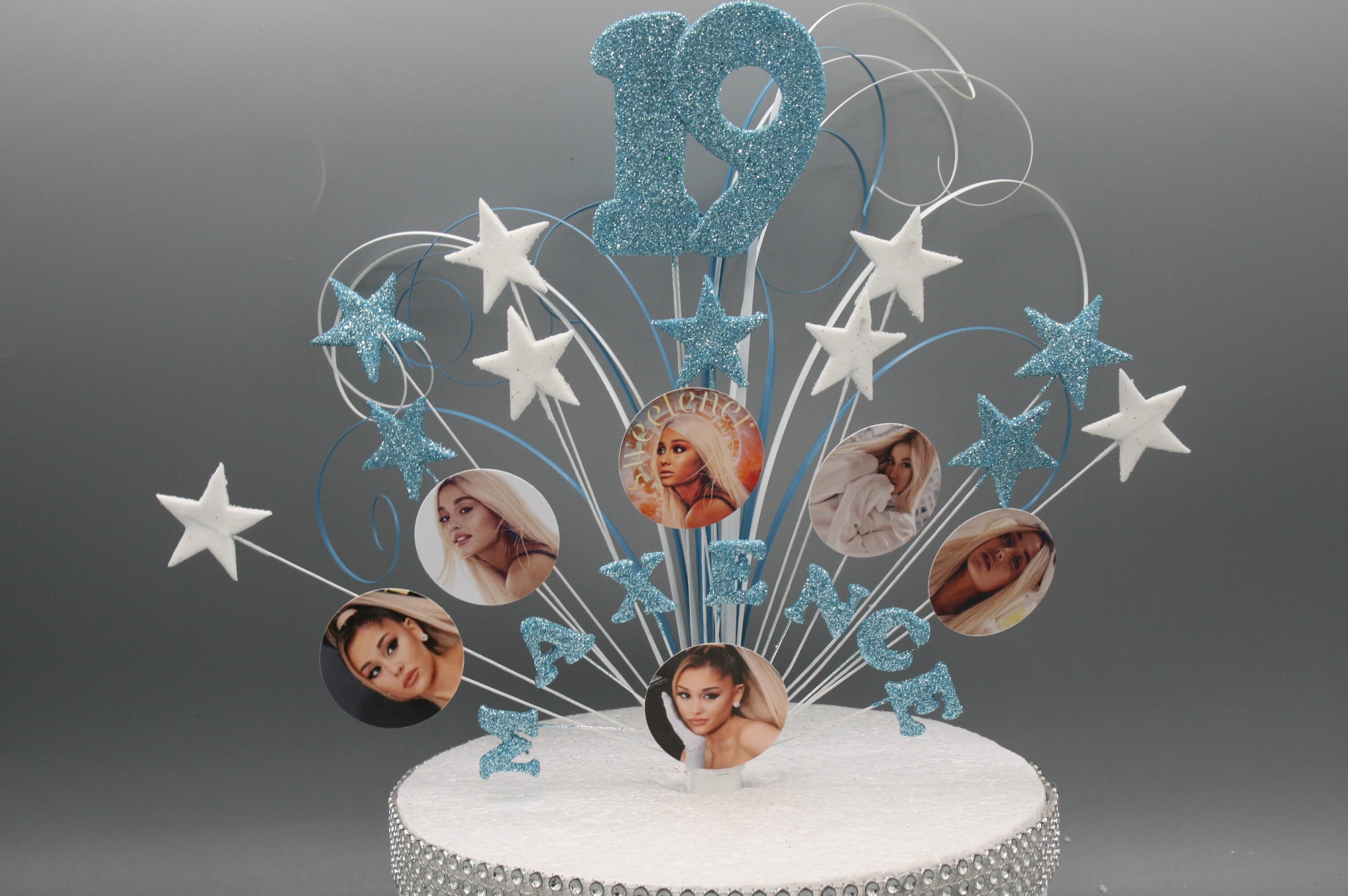 Ariana Grande Cake Topper Spray Cake Decoration Birthday 7th Etsy
