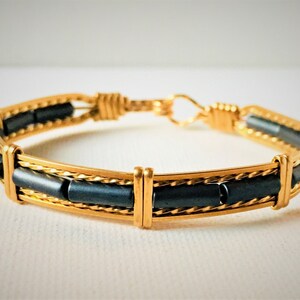 Frosted Hematite Bracelet
