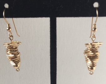 Tornado Earrings in 14K Gold Filled