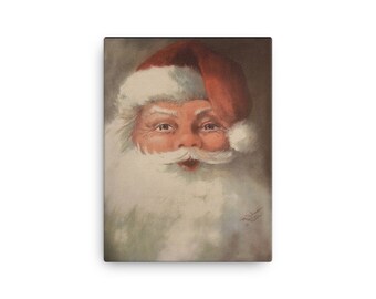 Santa Painting on Canvas