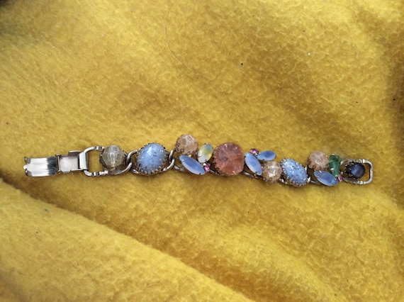 Mid century costume bracelet - image 1