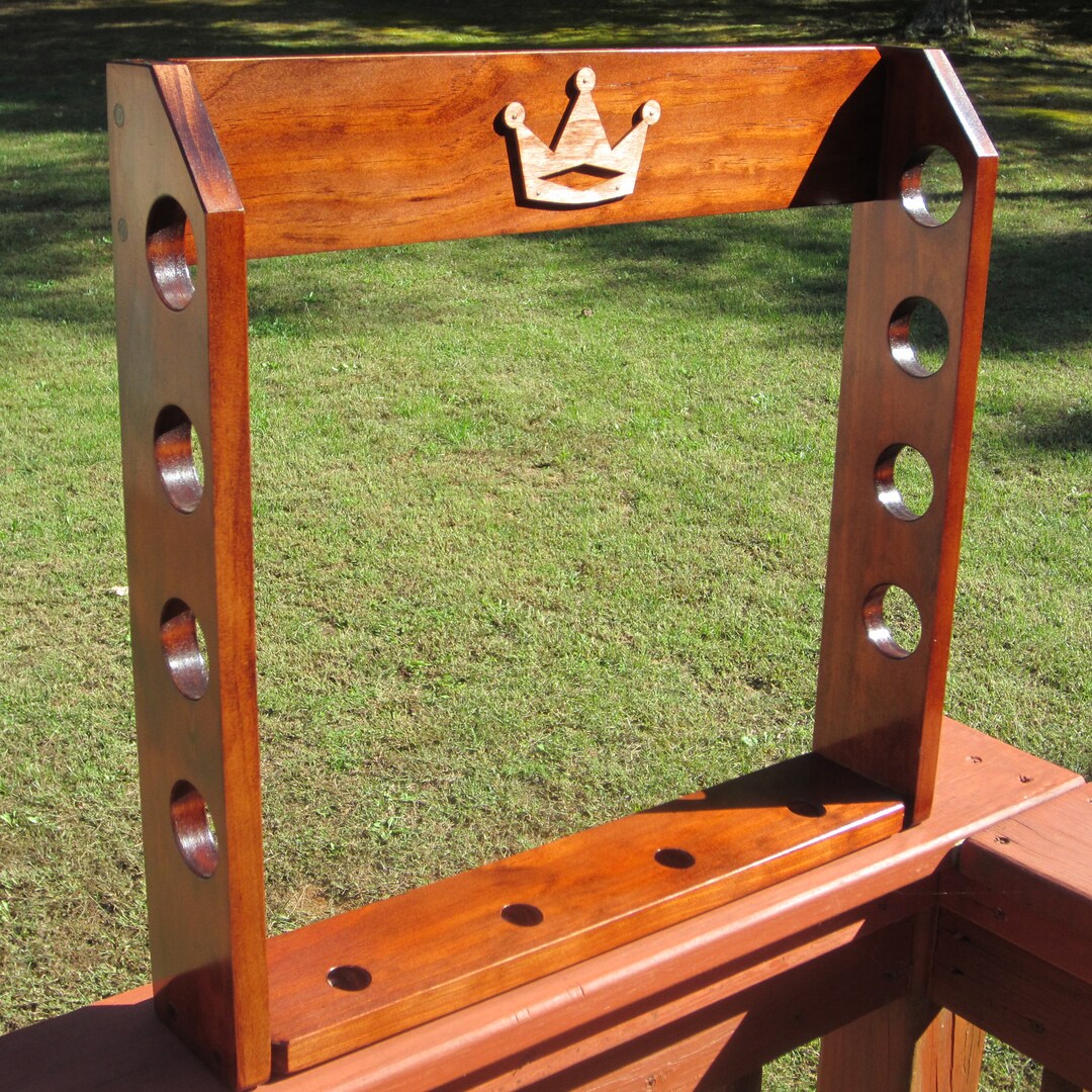 New Solid Wood Golf Club Display Rack Case in Red Oak Finish Etsy