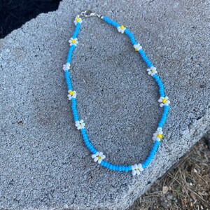 Beaded flower necklace