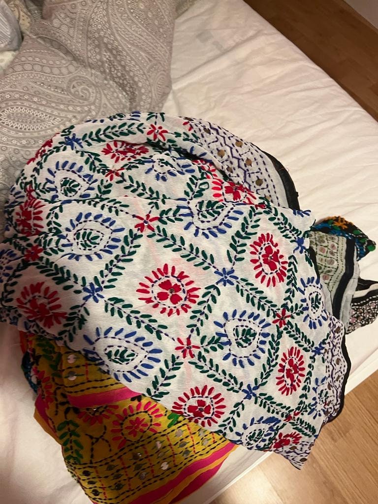 Embroidered dupatta