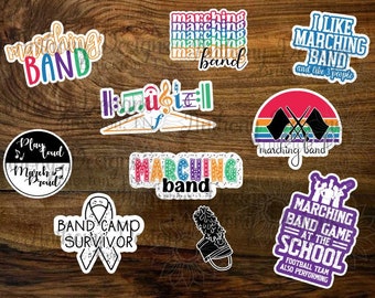 Marching Band stickers