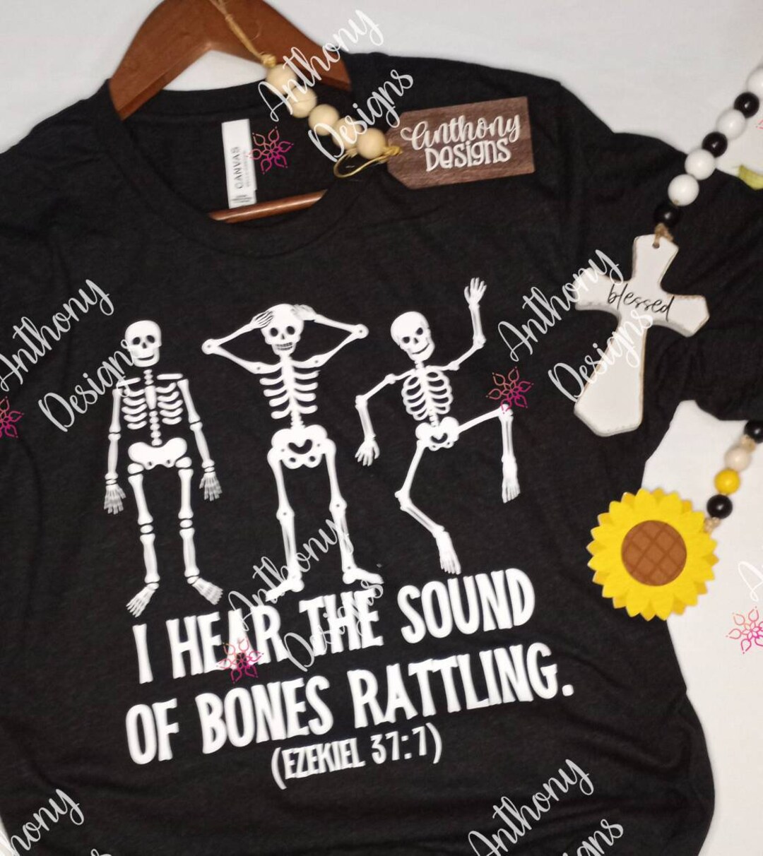 Bone Rattle Sounds I Hear the Sound of Bones Rattling Ezekiel 37 7 Shirt - Etsy