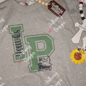 Personalized School initials, colors, mascots sweatshirt