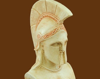 Leonidas Kopf König von Sparta Büste Griechischer spartanischer Krieger Statue Handmade Museum Replik Büro Dekor Wohnkultur Sammler Geschenk