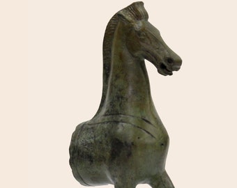 Acropolis Horse bronze statue, ancient Greek bronze statue, horse statue museum replica solid bronze home decor statue