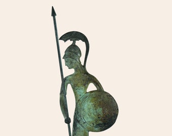 Goddess Athena Pallas Minerva Bronze Statue Greek Mythology Daughter of Zeus Goddess of Wisdom Home Decor Handmade Artifact Museum Replica