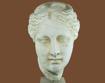 Greek Goddess of Health Hygeia Head Statue Doctor gift