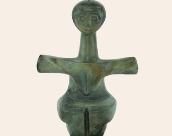 Cross Shaped Idol, Cyprus Mother Figurine, Idol of Pomos Fertility