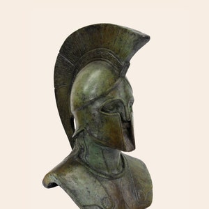 スパルタ王レオニダス 古代ギリシャ彫刻 石膏像 レオニダス戦士英雄の