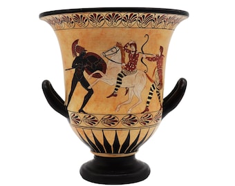 【送料無料・蔵出し】古代ギリシャ　花瓶　黒絵式陶器　ギリシャ陶器 古代ギリシャ 花瓶 黒絵式陶器 ギリシャ陶器｜Yahoo!フリマ（旧