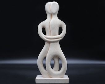 Cycladic sculpture, Couple Figurines, Cycladic art, Couple Statue, Ancient greek art, Large statue, Greek gifts, Valentines gift