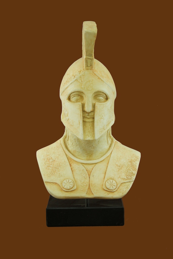 スパルタ王レオニダス 古代ギリシャ彫刻 石膏像 レオニダス戦士英雄の