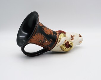 古代ギリシャ陶器3点アテネで購入 博物館展示品のレプリカ 古代