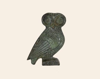 ギリシャ　フクロウ Ch AU 4/5 4/5!】古代ギリシャ フクロウ 紀元前440-404年 BC アッティ