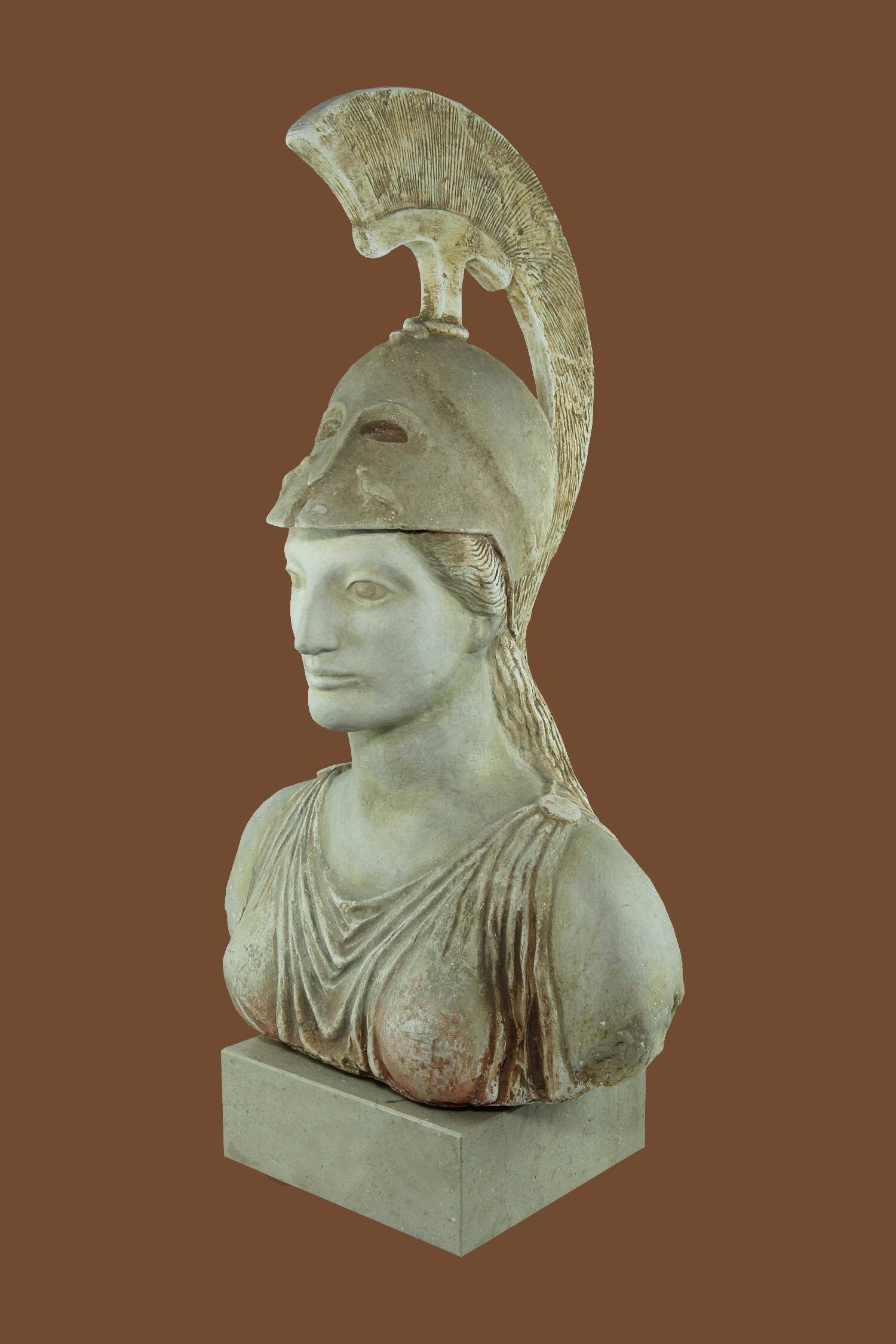 Athena Buste Griechische Statue Gottin Der Weisheit Zivilation Etsy