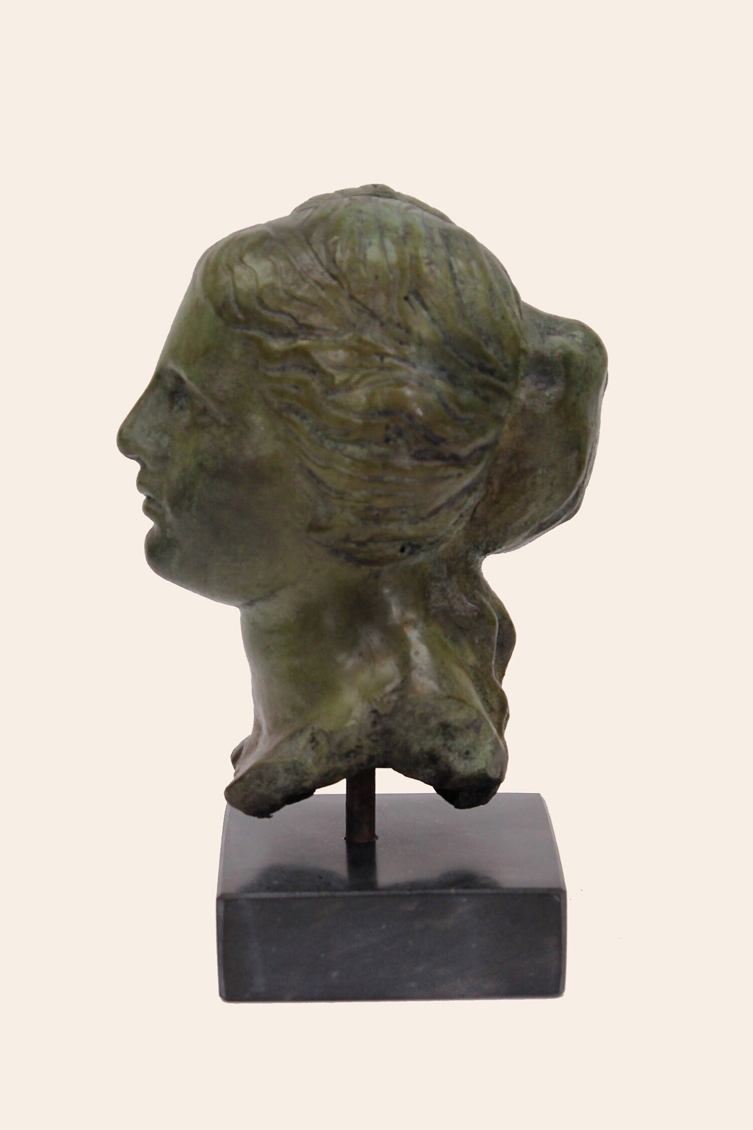 Goddess Aphrodite Head, Greek Venus of Milos Bust Statue Handmade Museum Replica Solid Bronze Head of Afrodite Collectors Gift