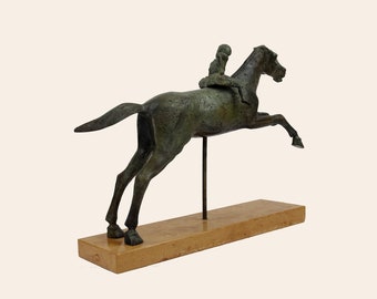 アルテミシオンの騎手、騎手と馬の像、古代ギリシャの複製のソリッド