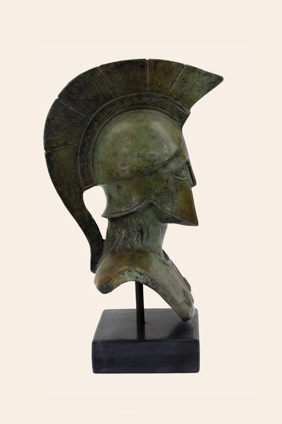 Leonidas Skulptur Büste KING Spartan Antike Griechische Hero Artefakt