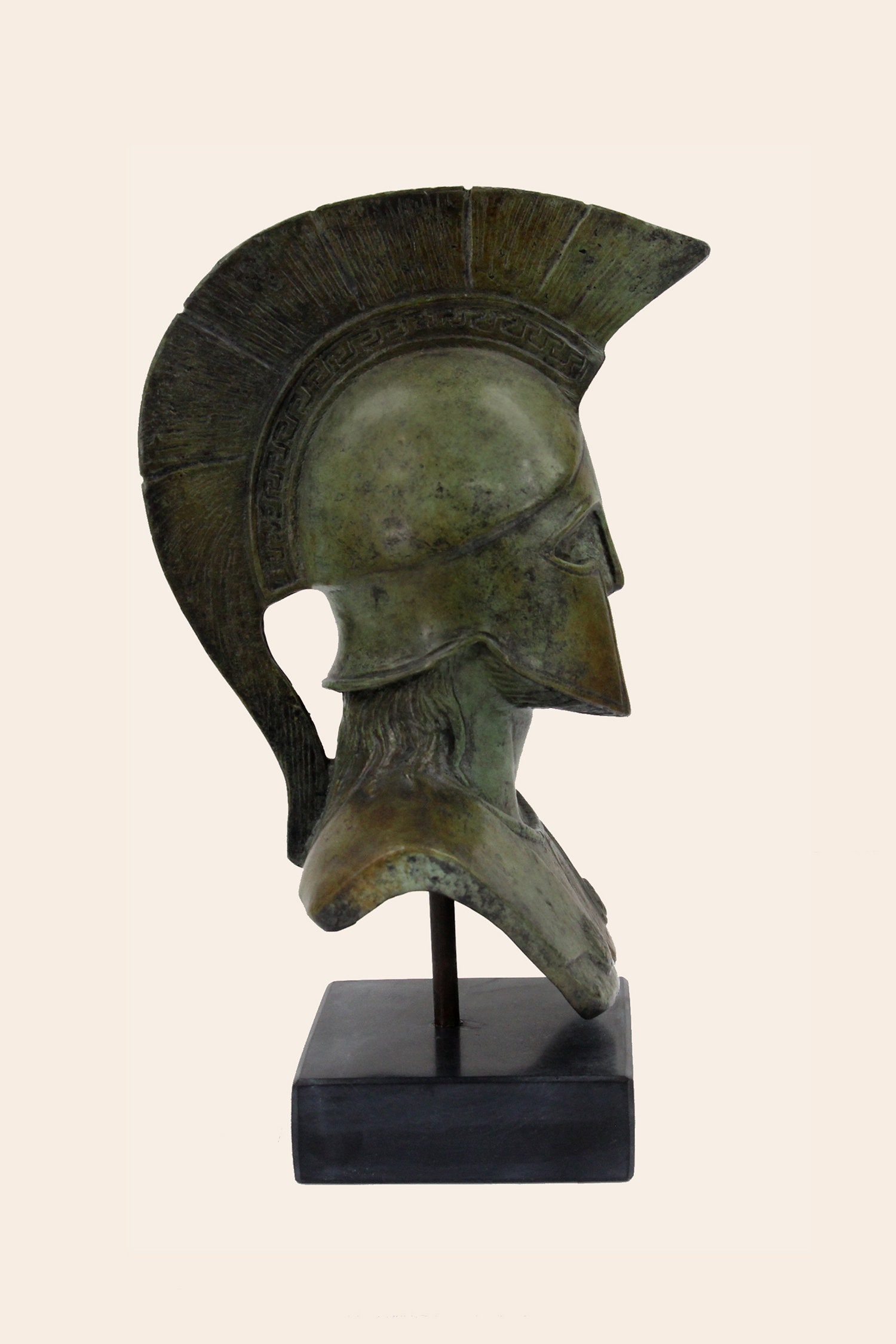 レオニダス スパルタ像、伝説 300 ギリシャ王レオニダス像、ソリッド