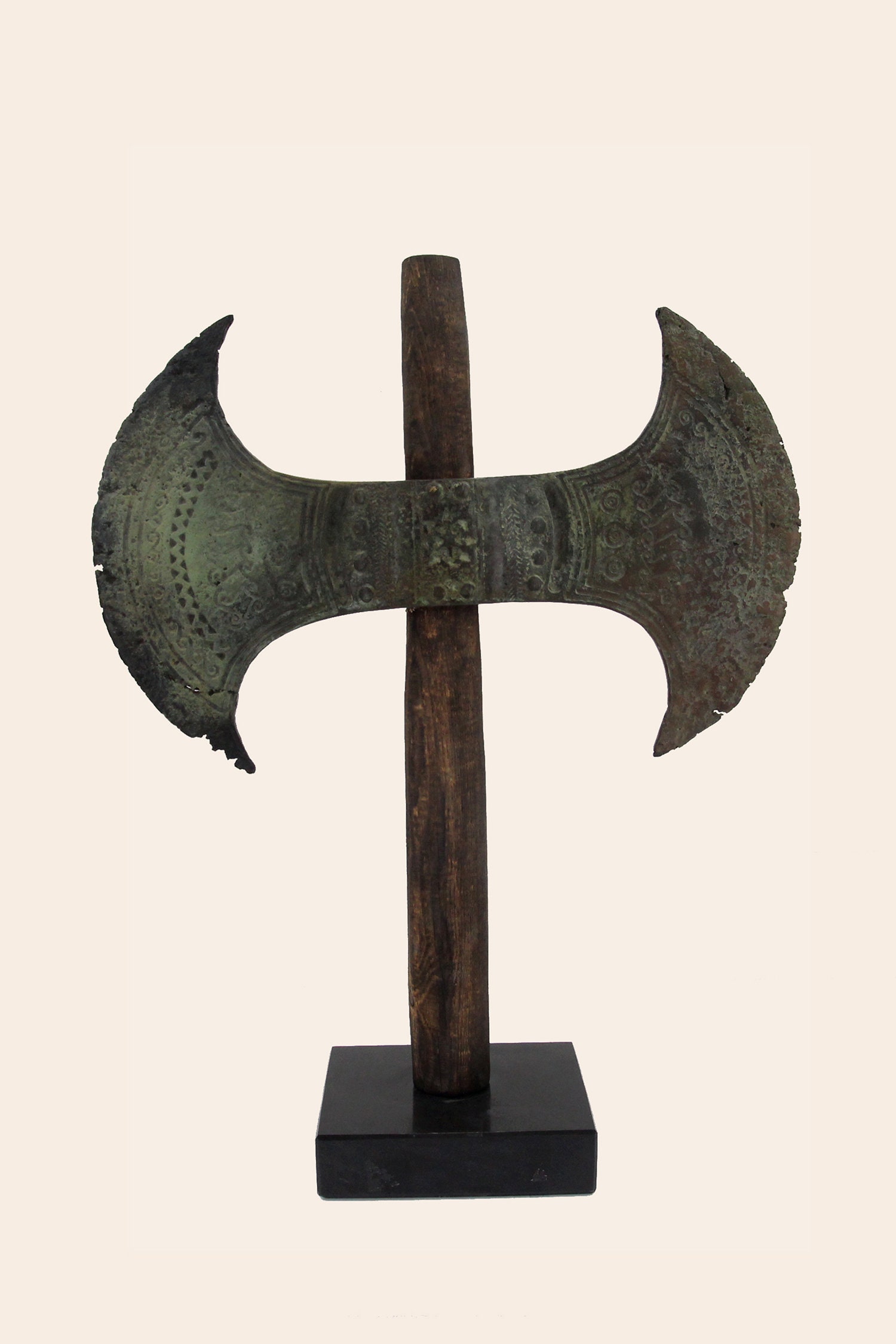 Double Sided Axe Labrys Greek Minoan Weapon Bronze Weapon Etsy Denmark