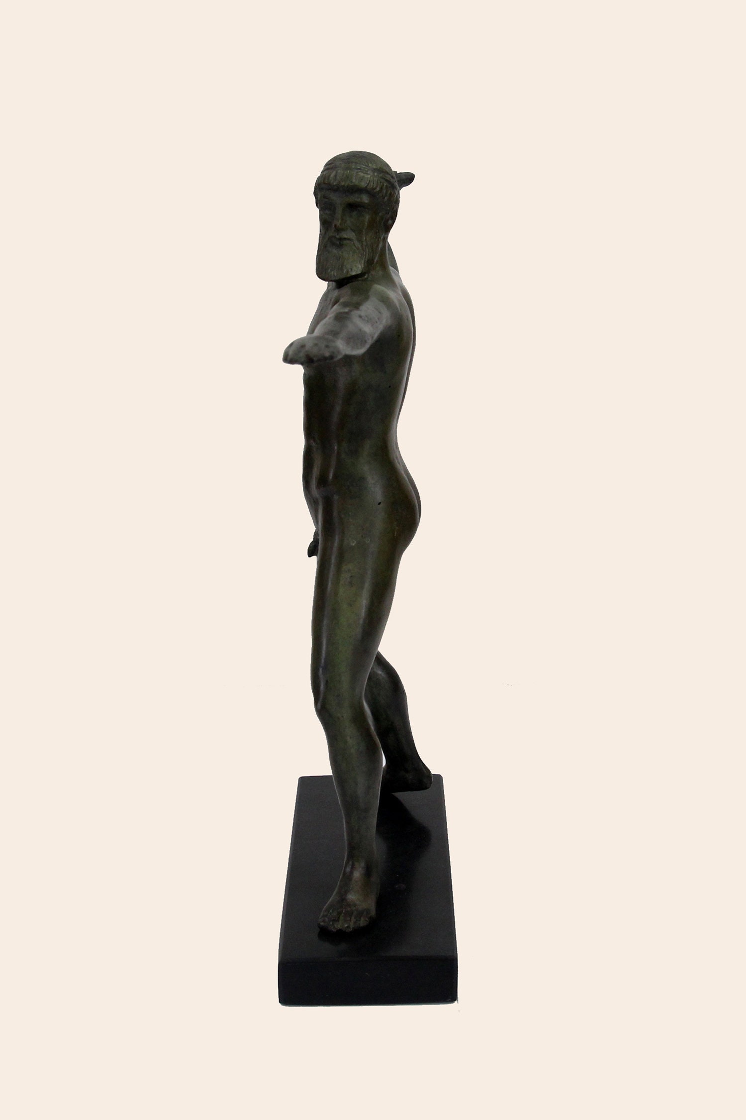 Zeus-jupiter-gott Des Donners Mit Blitzfigur-charakter. Vektor Der Griechischen Römischen