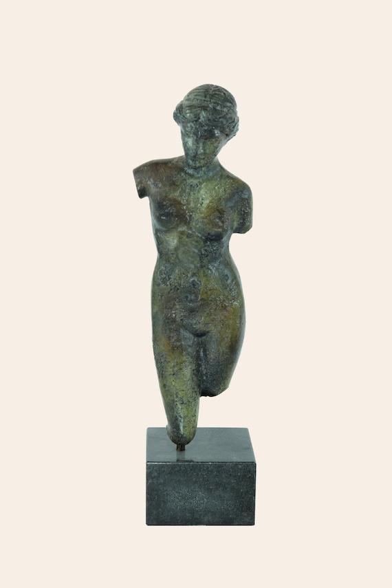 Goddess Aphrodite Statue Greek Bronze Sculpture Venus Goddess Etsy