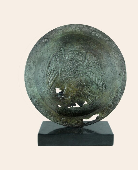 稀少 銀製ギリシャ盾 古代ギリシャの盾 古代ギリシャの戦士 本物保证2.5kg