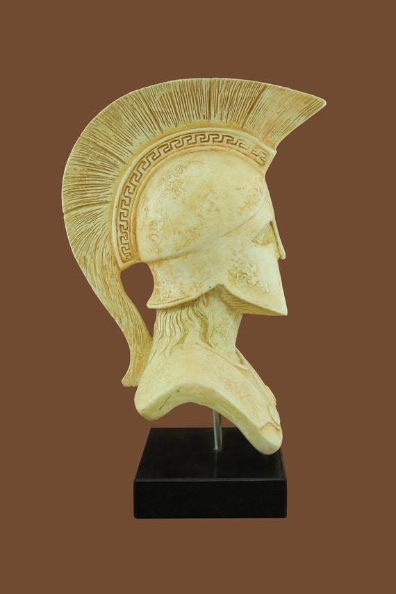 スパルタ王レオニダス 古代ギリシャ彫刻 石膏像 レオニダス戦士英雄の