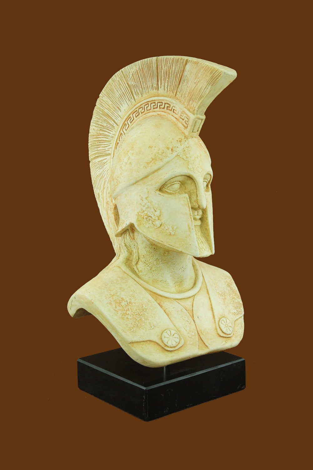 スパルタ王レオニダス 古代ギリシャ彫刻 石膏像 レオニダス戦士英雄の